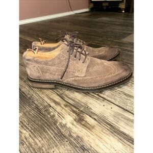 Vionic Men’s Brown Leather Bowery Bruno Derby Loafers size 8 men’s Wingtip